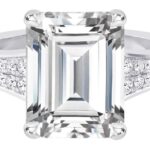 Houston Diamond District 1-6 Carat LAB GROWN Diamond and LAB GROWN Diamond Engagement Ring (AAAA Heirloom Quality) Platinum 2.5 Carat 2 Carat Center Size-4